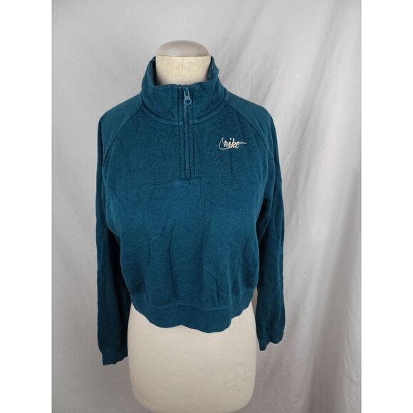 Nike Women Crop Sweater Size M - Picture 1 of 8